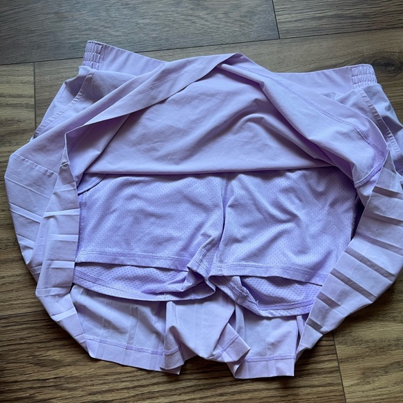 Calia by Carrie Underwood Lavender Pleated Womens Athletic Golf Skort - Picture 4 of 7